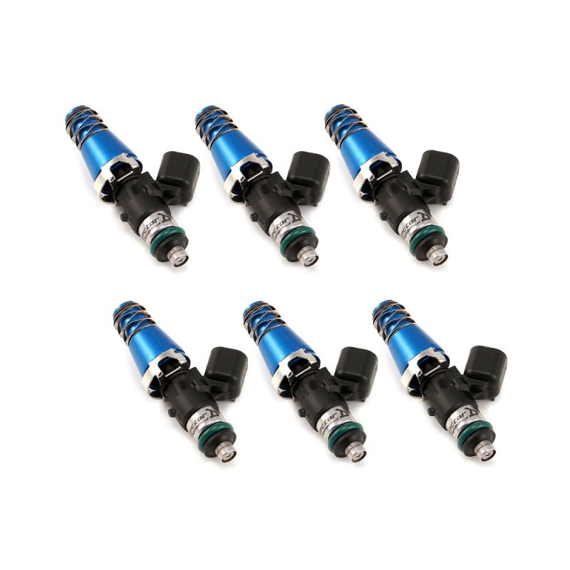 Injector Dynamics 1750-XDS - 60mm Length - 11mm Blue Top - 14mm Lower O-Ring (Set of 6) - BLOX Racing
