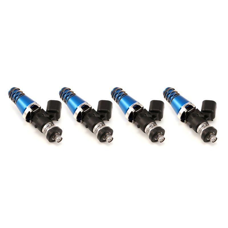 Injector Dynamics 1750-XDS - 60mm Length - 11mm Blue Top - Denso Lower Cushion (Set of 4) - BLOX Racing