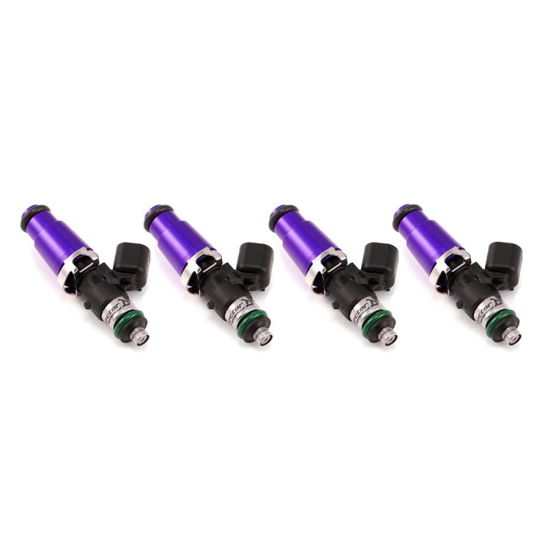 Injector Dynamics 1750-XDS - 60mm Length - 14mm Purple Top - 14mm Lower O-Ring (Set of 4) - BLOX Racing