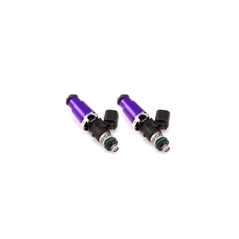 Injector Dynamics 2600 - XDS Injectors - 60mm Length - 14mm Purple Top - 14mm Lower O - Ring (Set of 2) - BLOX Racing