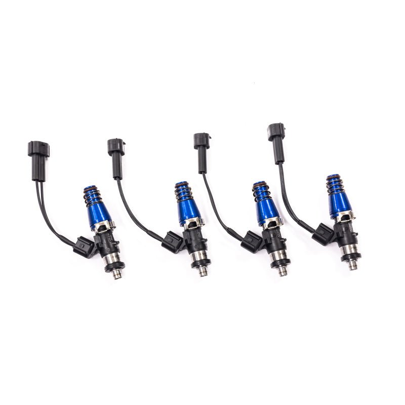 Injector Dynamics ID1050-XDS Injectors Miata 11mm (Blue) Adaptors -204 Lower Cushions (Set of 4) - BLOX Racing