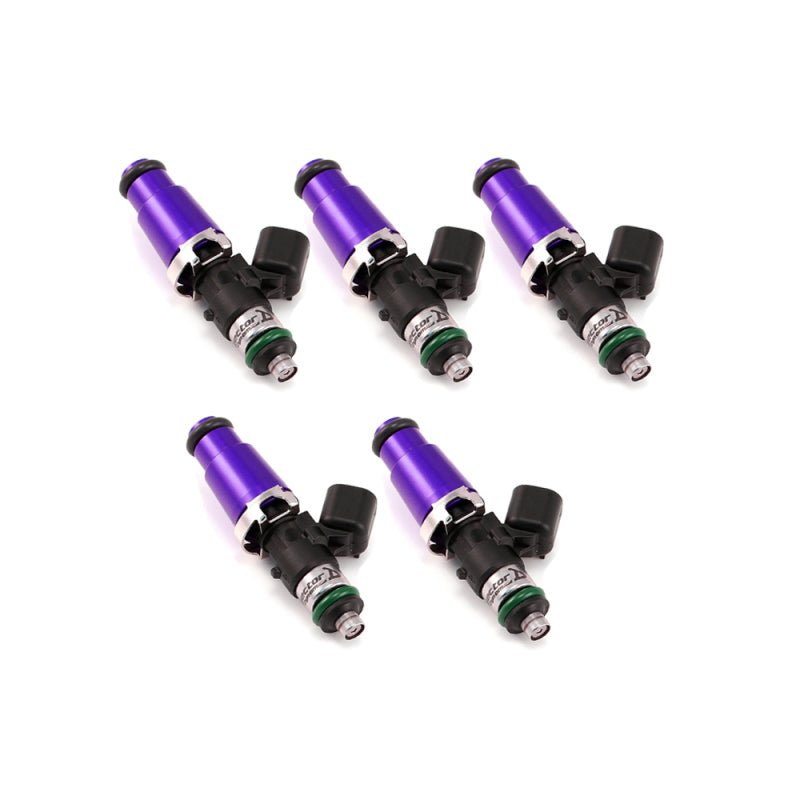 Injector Dynamics ID1050X Injectors 14 mm (Purple) Adaptors (Set of 5) - BLOX Racing