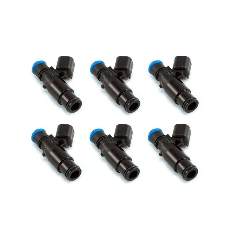 Injector Dynamics ID1050X Injectors 14mm (Black) Adaptor Bottom (Set of 6) - BLOX Racing