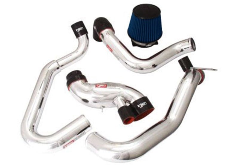 Injen 03-06 Evo 8/9/MR Cast Aluminum Intake System w/ Full Intercooler Piping Polished Short Ram Int - BLOX Racing