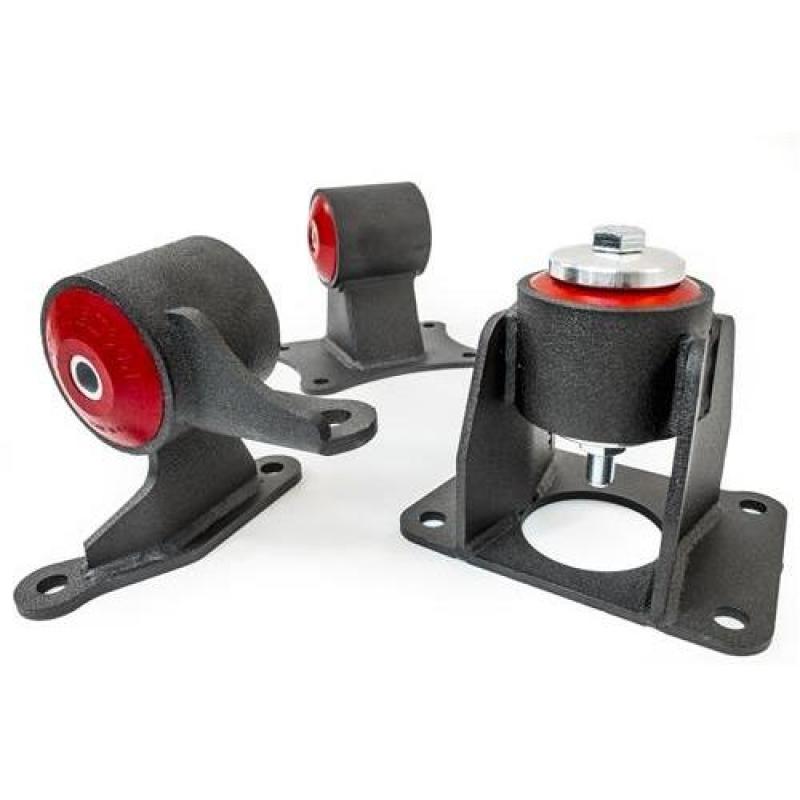 Innovative 2003 Acura CL J - Series Black Steel Mounts 75A Bushings - BLOX Racing
