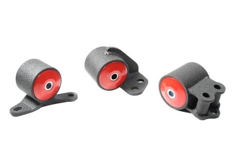 Innovative 88 - 91 Civic B - Series Black Steel Mounts 60A Bushings (Cable to Hydro Conversion) - BLOX Racing