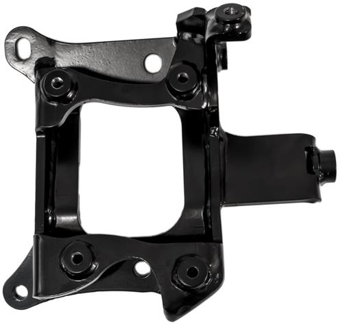 Innovative 88 - 91 Civic /CRX B - Series Black Steel Conversion AC Bracket (D - Series Sanden Compressor) - BLOX Racing