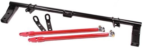 Innovative 90 - 93 Accord H/F - Series Black Steel Competition Traction Bar Kit (H/F - Series engine) - BLOX Racing