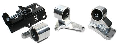 Innovative 92 - 95 Civic H - Series Silver Aluminum Mounts 75A Bushings - BLOX Racing