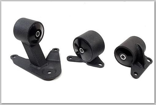 Innovative 92 - 96 Prelude F - Series/H - Series Black Steel Mounts 75A Bushings - BLOX Racing