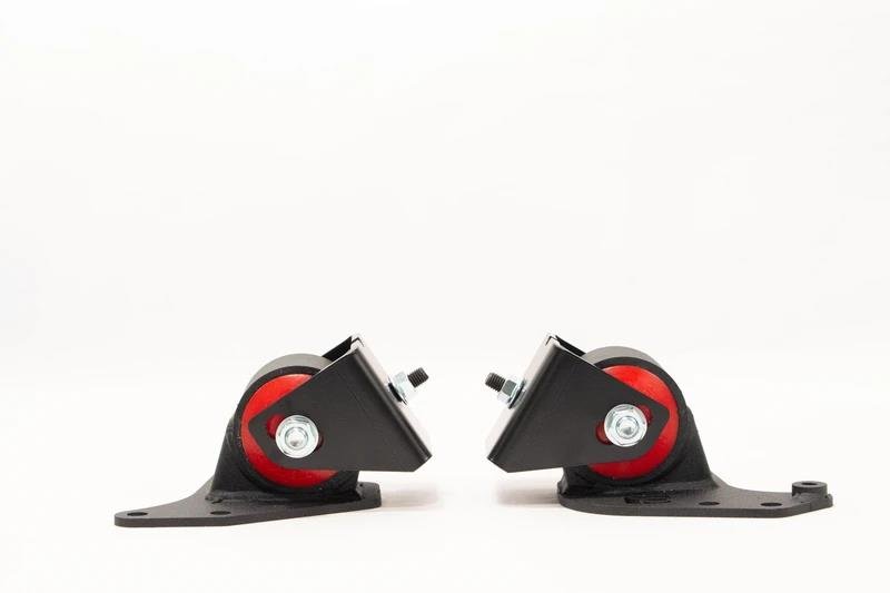 Innovative 94 - 97 Mazda Miata NA 1.8L Black Steel Replacement Mounts 60A Bushings (No Trans Mount) - BLOX Racing