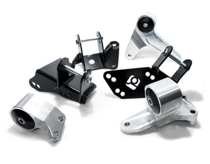 Innovative 96 - 00 Civic K - Series Silver Aluminum Mounts 75A Bushings (EG/DC Subframe) - BLOX Racing