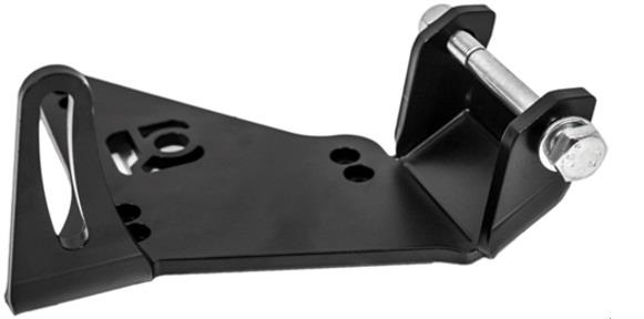 Innovative N/A H - Series Black Steel H22 Alternator Relocation Bracket - BLOX Racing