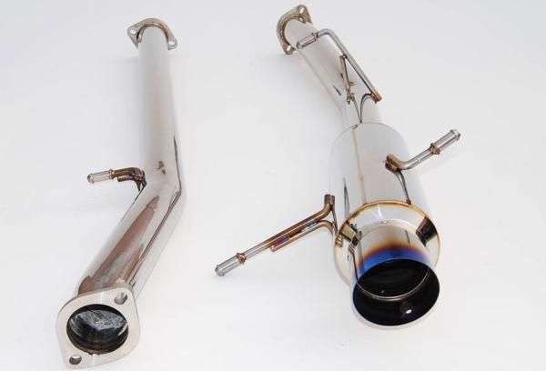Invidia 02-07 WRX/STi 76mm N1 RACING Titanium Tip Cat-back Exhaust - BLOX Racing