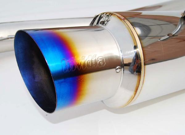Invidia 02-07 WRX/STi 76mm N1 RACING Titanium Tip Cat-back Exhaust - BLOX Racing