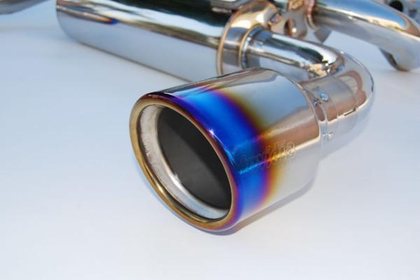 Invidia 02-08 Nissan 350z Gemini Rolled Titanium Tip Cat-back Exhaust - BLOX Racing