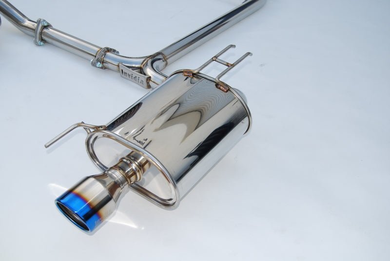Invidia 04-08 Acura TSX Q300 Rolled Titanium Tip Cat-Back Exhaust - BLOX Racing
