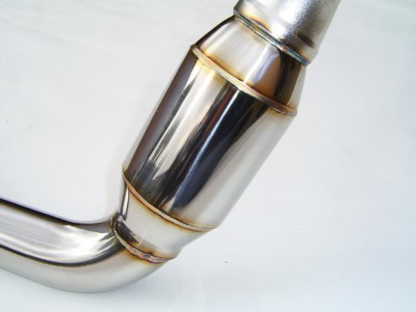 Invidia 05+ AT LGT Polished Divorced Waste Gate Downpipe with High Flow Cat - BLOX Racing