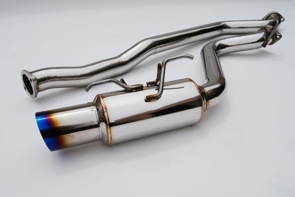 Invidia 08+ WRX Hatch / 08 STi 76mm RACING Titanium Tip Cat-back Exhaust - BLOX Racing