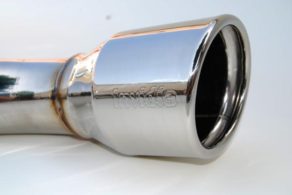 Invidia 08+ WRX Hatch Q300 Single Rolled Stainless Steel Cat-back Exhaust - BLOX Racing