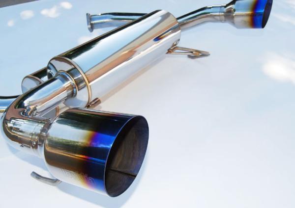 Invidia 09+ 370Z Gemini Single Layer Titanium Tip Cat-back Exhaust - BLOX Racing