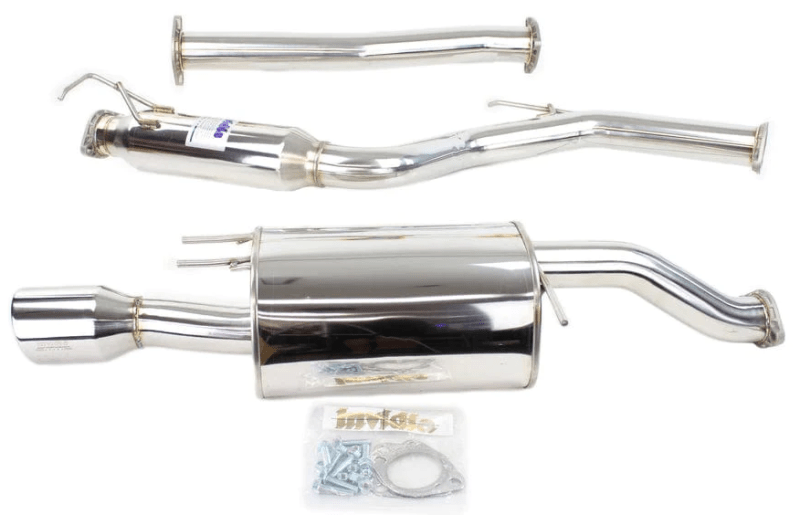 Invidia 14-15 Honda Civic Si K24 Coupe Q300 Rolled Stainless Steel Tip Cat-back Exhaust - BLOX Racing
