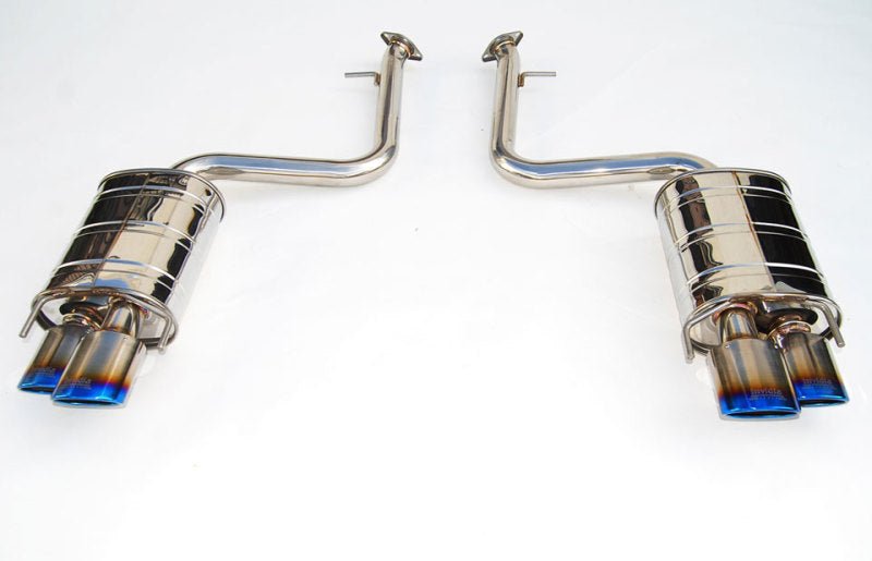 Invidia 15+ Lexus RC350/200T Titanium Quad Rolled Tip Axle-Back Exhaust - BLOX Racing