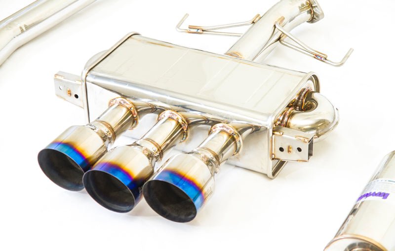 Invidia 17-19 Honda Civic Type R Q300 Triple Titanium Tip Cat-back Exhaust - BLOX Racing