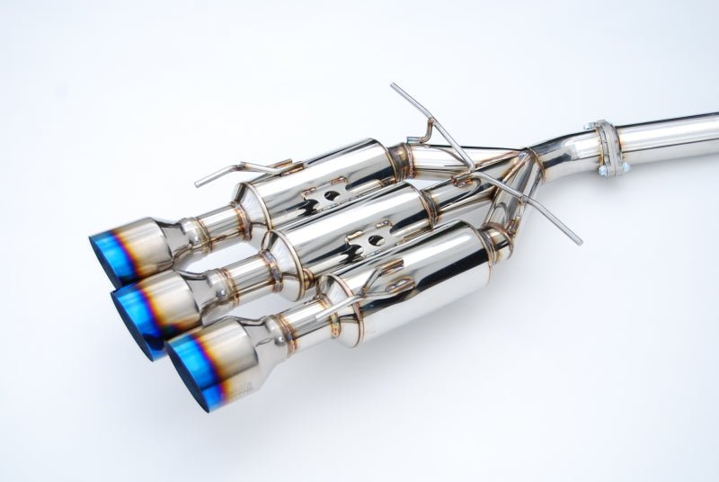 Invidia 17+ Honda Civic SI Coupe Gemini Triple Titanium Tip Cat-back Exhaust - BLOX Racing