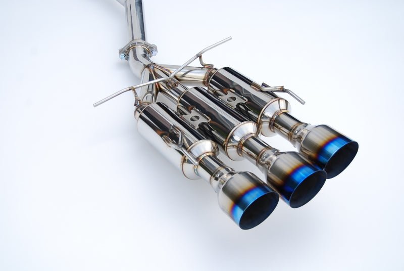 Invidia 17+ Honda Civic SI Sedan Gemini Triple Titanium Tip Cat-back Exhaust - BLOX Racing