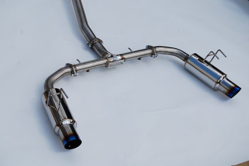 Invidia 2022+ Honda Civic Si (1.5T) 70mm N1 Cat Back Exhaust - Burnt Titanium Tips - BLOX Racing