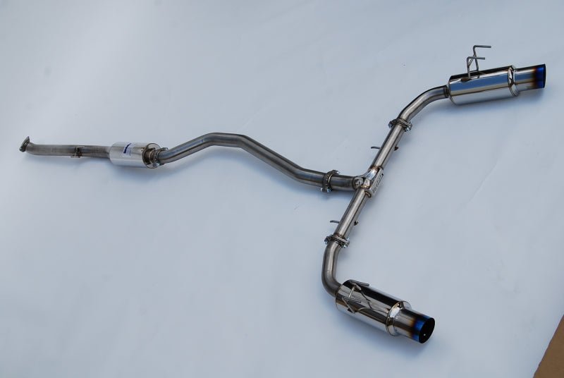 Invidia 2022+ Honda Civic Si (1.5T) 70mm N1 Cat Back Exhaust - Burnt Titanium Tips - BLOX Racing
