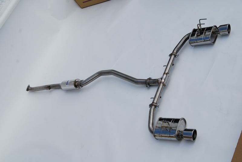 Invidia 2022+ Honda Civic Si (1.5T) 70mm Q300 Cat Back Exhaust - Rolled Stainless Steel Tips - BLOX Racing