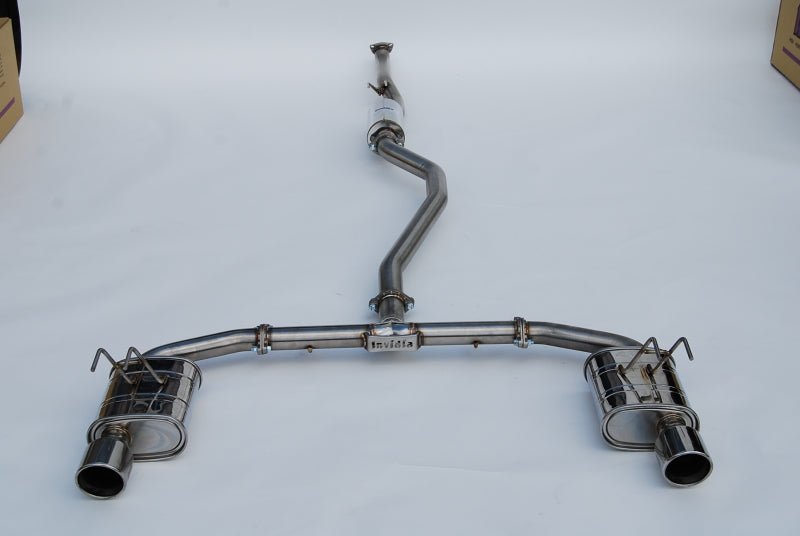 Invidia 2022+ Honda Civic Si (1.5T) 70mm Q300 Cat Back Exhaust - Rolled Stainless Steel Tips - BLOX Racing