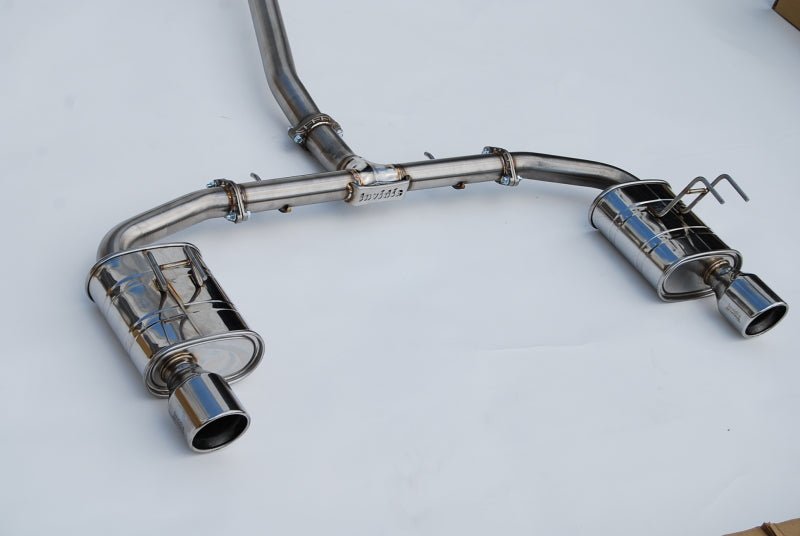 Invidia 2022+ Honda Civic Si (1.5T) 70mm Q300 Cat Back Exhaust - Rolled Stainless Steel Tips - BLOX Racing