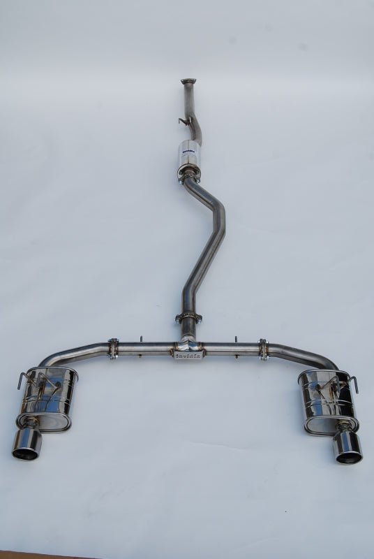 Invidia 2022+ Honda Civic Si (1.5T) 70mm Q300 Cat Back Exhaust - Rolled Stainless Steel Tips - BLOX Racing