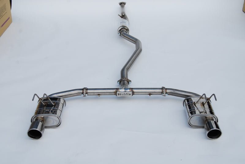 Invidia 2022+ Honda Civic Si (1.5T) 70mm Q300 Cat Back Exhaust - Rolled Stainless Steel Tips - BLOX Racing