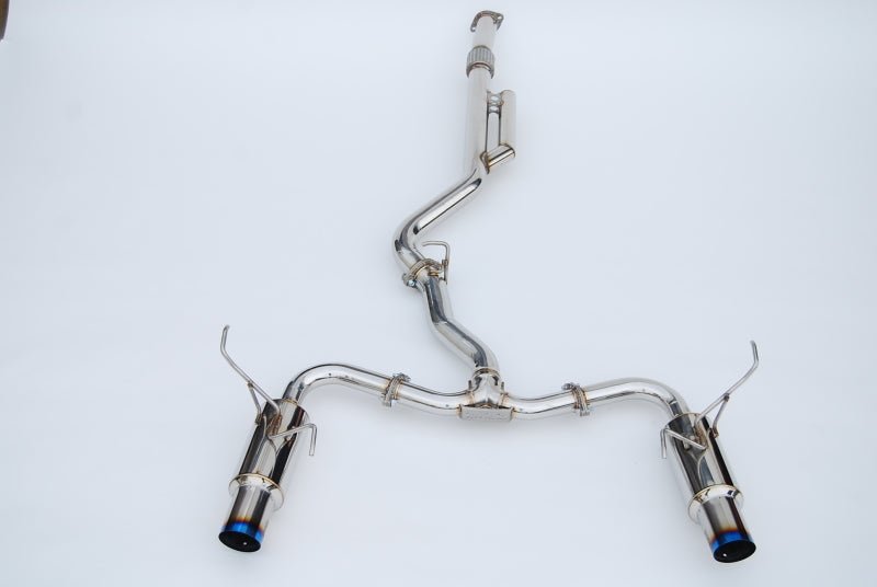 Invidia 2022+ Subaru WRX N1 Twin Outlet Single Layer Tip Cat-Back Exhaust - BLOX Racing