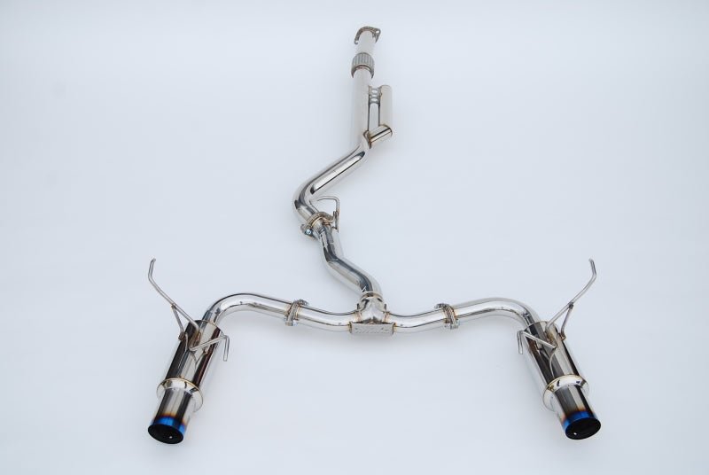 Invidia 2022+ Subaru WRX N1 Twin Outlet Single Layer Tip Cat-Back Exhaust - BLOX Racing