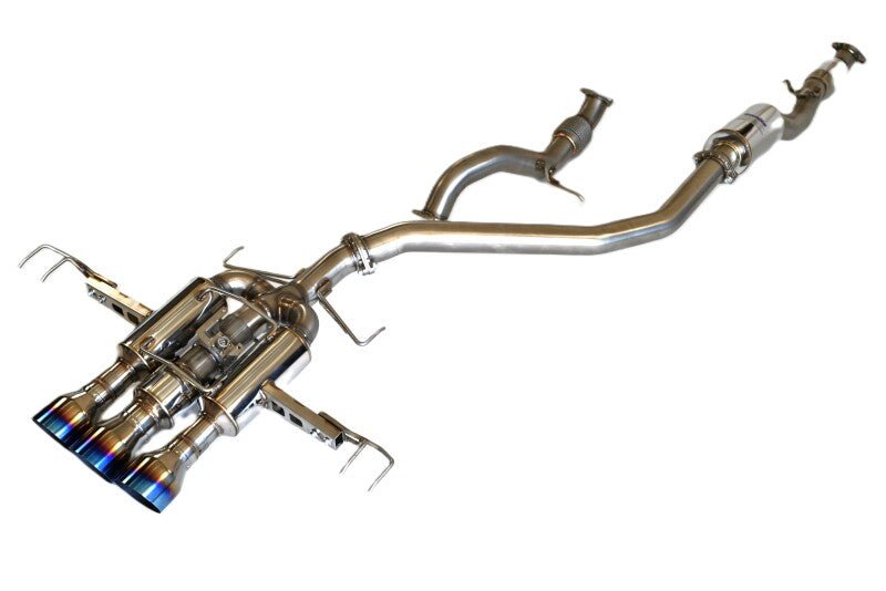 Invidia 22+ HONDA CIVIC TYPE-R FL5 R400 SINGLE LAYER TI TIP FULL CAT-BACK (NON POLISH PIPE) - BLOX Racing