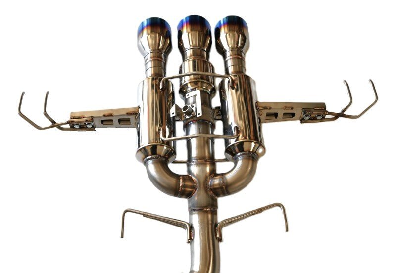 Invidia 22+ HONDA CIVIC TYPE-R FL5 R400 SINGLE LAYER TI TIP FULL CAT-BACK (NON POLISH PIPE) - BLOX Racing