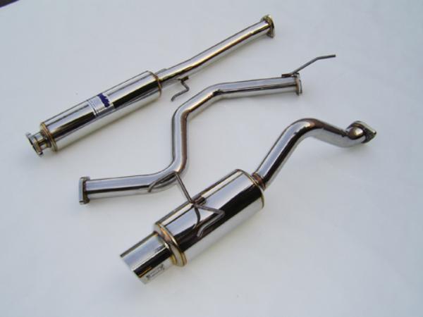 Invidia 92-95 Civic EF6 3DR 60mm (101mm tip) Cat-back Exhaust - BLOX Racing