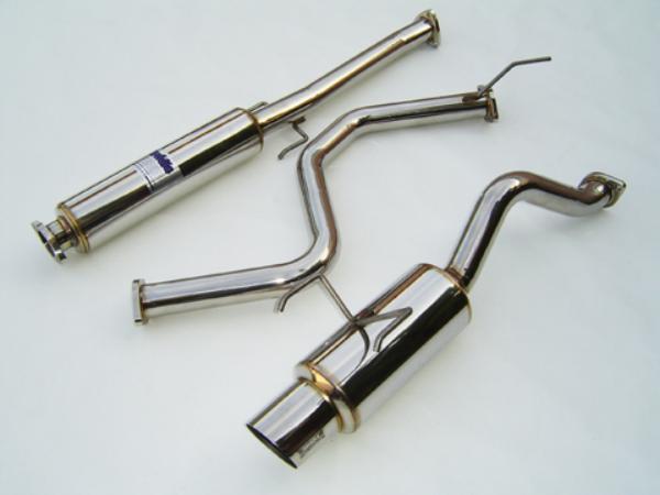 Invidia 96-00 Honda Civic EK4 J-Spec 3DR 60mm (101mm tip) Cat-back Exhaust - BLOX Racing