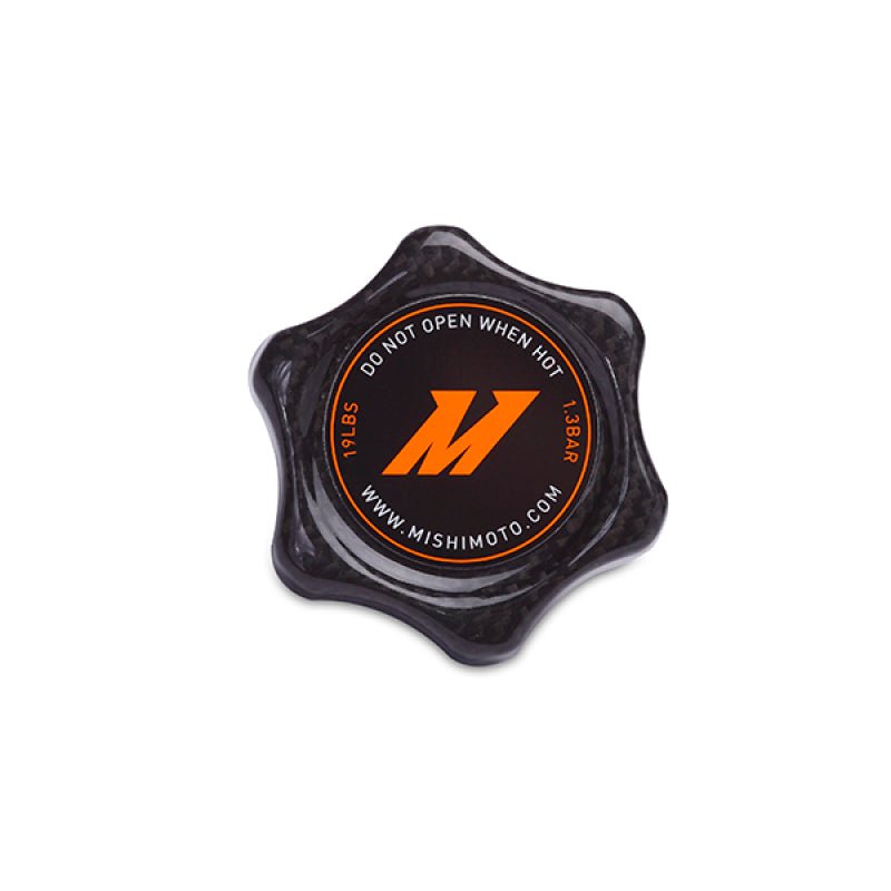 Mishimoto 1.3 Bar Rated Carbon Fiber Radiator Cap Small Import - BLOX Racing