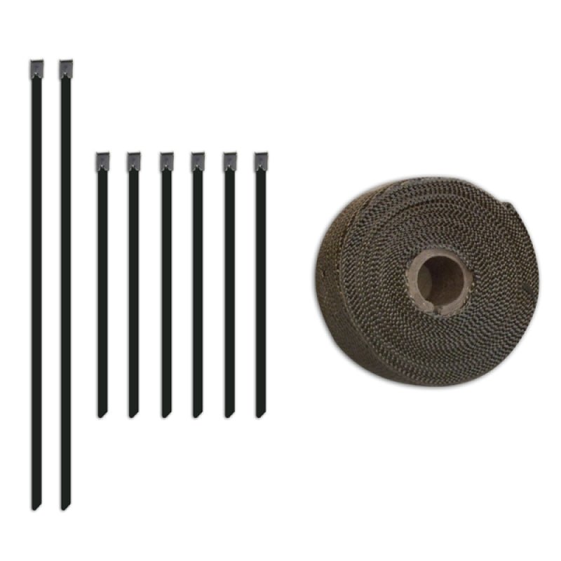 Mishimoto 2 inch x 35 feet Heat Wrap with Stainless Locking Tie Set - BLOX Racing