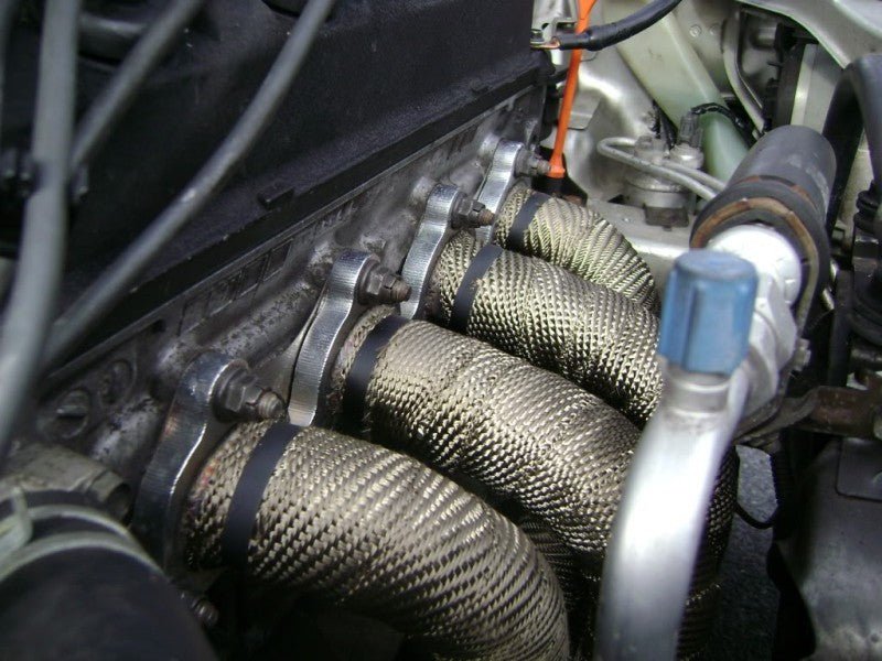 Mishimoto 2 inch x 35 feet Heat Wrap with Stainless Locking Tie Set - BLOX Racing