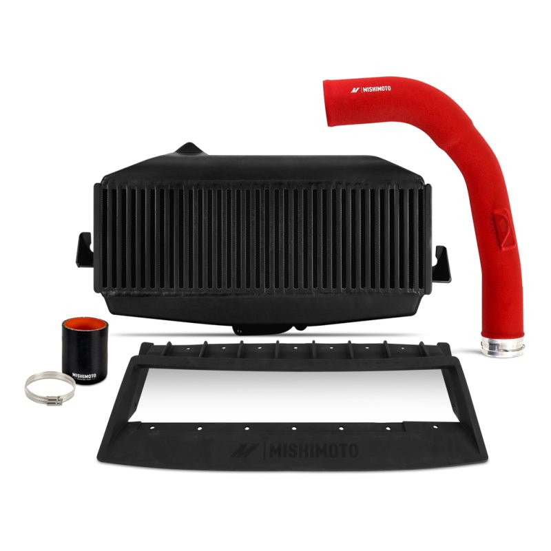 Mishimoto 22+ WRX TMIC Kit Black Core Red Pipes - BLOX Racing
