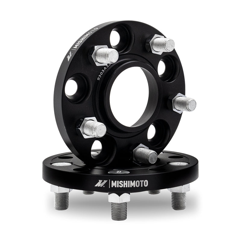 Mishimoto 5x114.3 15mm 56.1 Bore M12 Wheel Spacers - Black - BLOX Racing