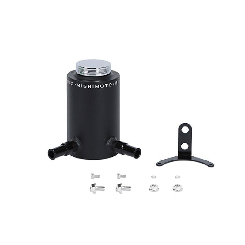 Mishimoto Aluminum Power Steering Reservoir Tank - Wrinkle Black - BLOX Racing