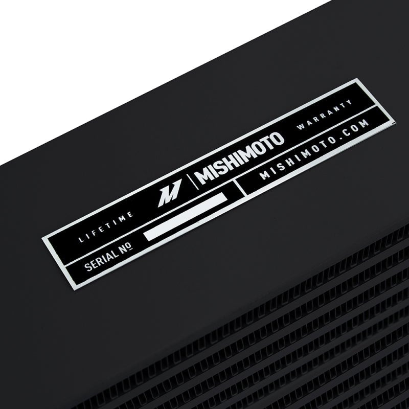 Mishimoto Heavy-Duty Oil Cooler - 10in. Same-Side Outlets - Black - BLOX Racing